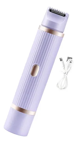 Depiladora Eléctrica Mujer Recortadora Corporal Violeta