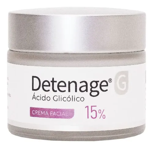 Detenage G Crema Facial 15% Ácido Glicólico Antiedad Arrugas
