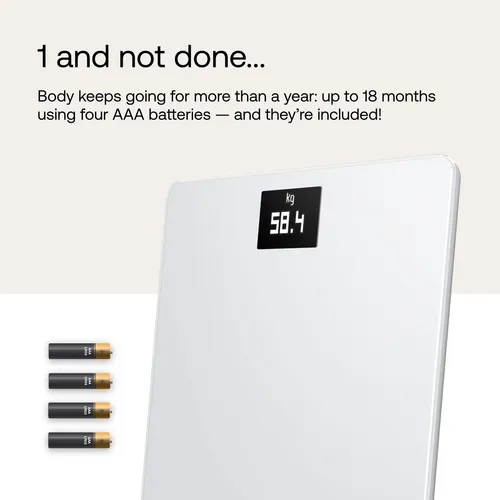 Smart Scale Withings Body Digital Wi-fi W/ App Sync – White