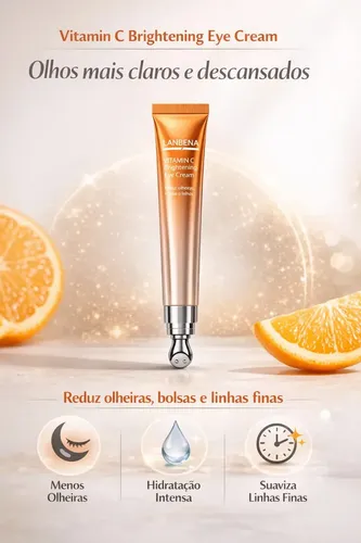 Crema De Ojos Iluminadora Con Vitamina C Lanbena Todo Tipo De Piel Noche