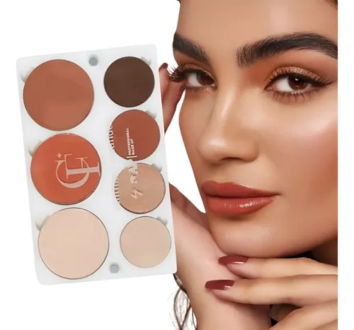 Paleta De Día Rostro Y Ojos By Cinthia Day Palette Sombra Ap
