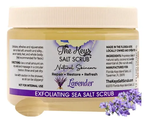 Exfoliante Corporal The Keys Sal Marina Lavanda 100 Ml Pack