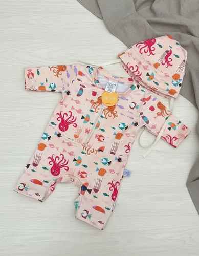 Enterito Proteccion Uv 50+ (certificado), Traje De Baño Bebe