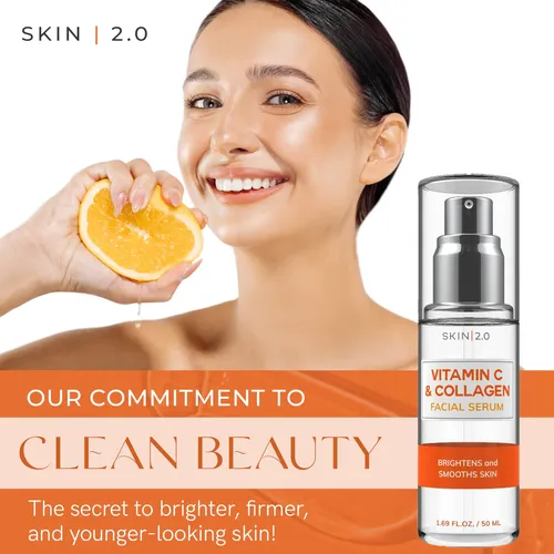 Serum Facial Skin 2.0 Vitamina C Y Colágeno 50ml