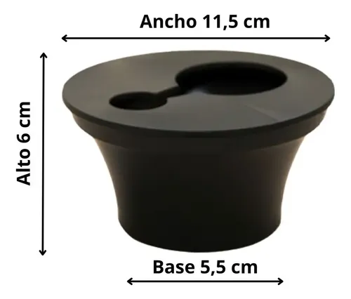 Bowl Algodonero Manicuria Ranura Corte Racionador X3