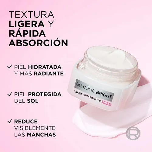 Crema Día Glycolic Bright Day Cream Spf30