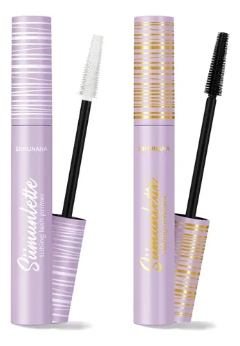 Set De Máscara Tubular, Pestañas Largas Y Definidas Todo El