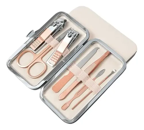 Kit de manicura de 7 piezas – Pedicura de acero inoxidable
