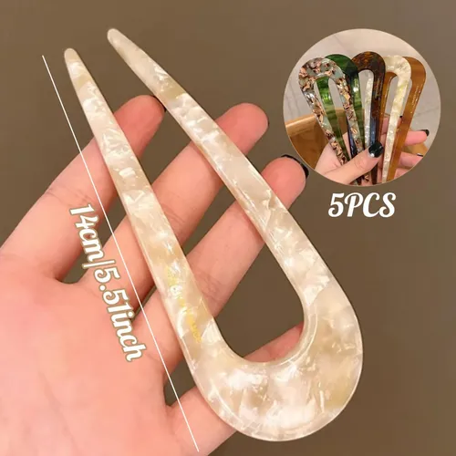 Horquillas Para El Pelo En Forma De U – 4 Piezas