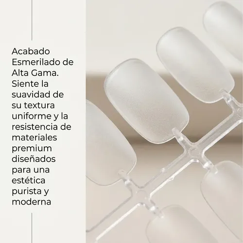 Tips Cuadrado Soft Mate 240pcs Extensiones Uñas Gel