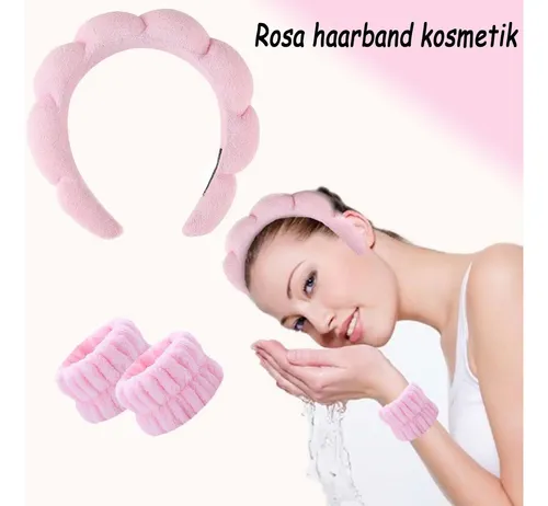 2 Diademas Para El Pelo De Skincare, Para Mujer, Esponja De