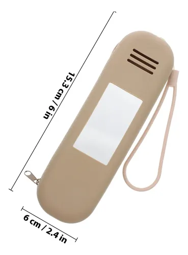 Bolsa De Cosméticos De Viaje Con Soporte Para Cepillos Facia Beige