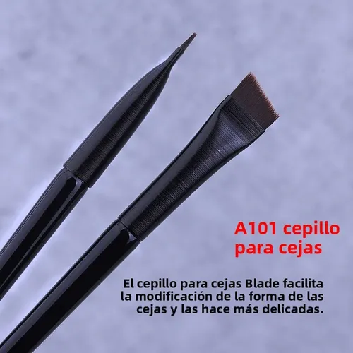 Set De 6 Pinceles De Maquillaje Ojos Sombra Brillo Contorno