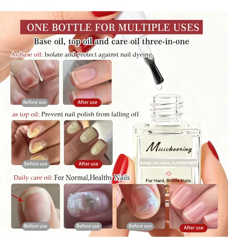 Base Tratamiento Uñas 12ml Niveladora Crecimiento Endurecedo