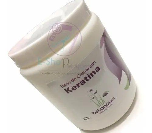 Baño De Crema De Keratina Belanova 1 Kg