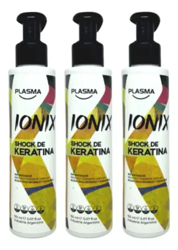 Shock De Keratina No Frizz Sin Enjuague Plasma 3 Uni. 150ml