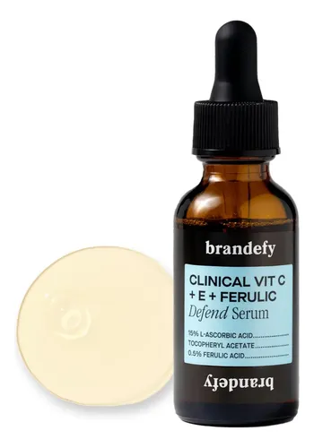 Sérum Brandefy Defend Antiedad con Vitamina C y Ácido Ferúlico