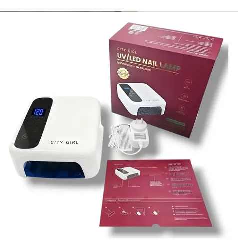 Cabina Lampara Uv Led Esmaltado Profesional 72w City Girl