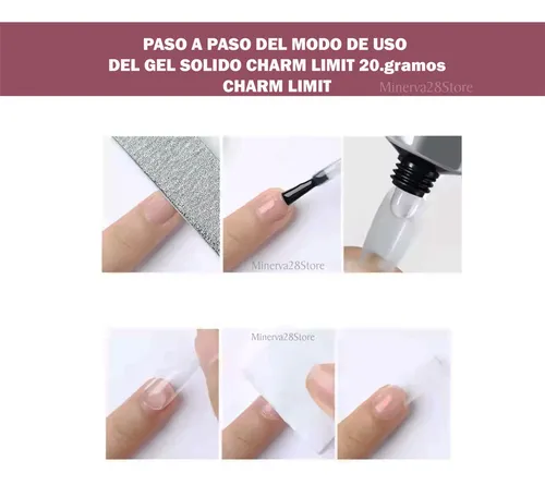 Kit Tips Soft Gel Paris Night X500u Press Gel Solido Cherimo
