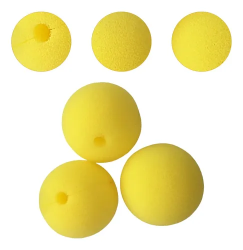 50x Nosas De 2 Pulgadas Para Prácticas Fiesta De Amarillo