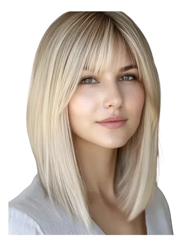 Peluca Simil Natural Balayage Perfecta Bellísima