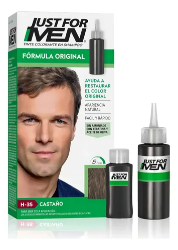 Tintura en Shampoo Just For Men Formula Original Castaño 66ml
