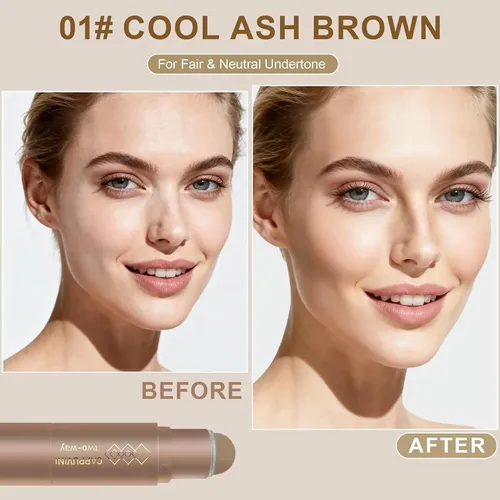 Stick De Contorno En Crema Tonos Fríos Para Piel Clara