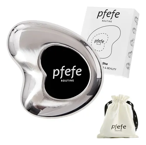 Herramienta Facial De Belleza Gua Sha Pfefe De Acero Inoxida