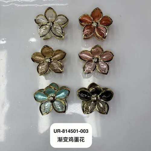 Broches Para El Pelo X12 Flores Cabello Mujer Urbanchic 1003