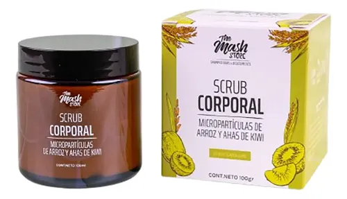 Scrub Exfoliante Corporal Vegano Y Natural Con Arroz 100gr The Mash Store