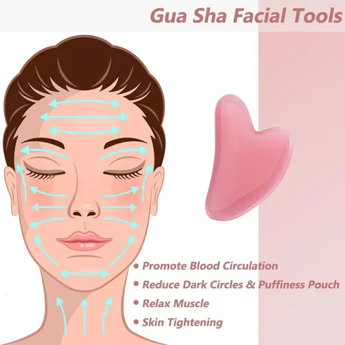 Herramienta Gua Sha De Cuerpo Grande, Herramienta  X