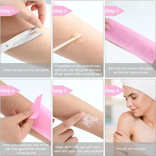 Tiras De Cera Maitys 400 Piezas Para Depilación Facial Y