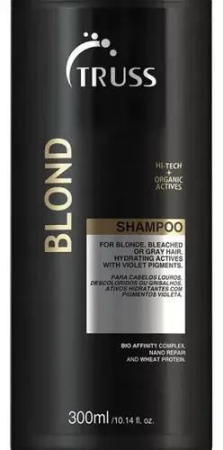 Shampoo Truss Professional Blond Blond Shampoo en garrafa de 300mL de 300g