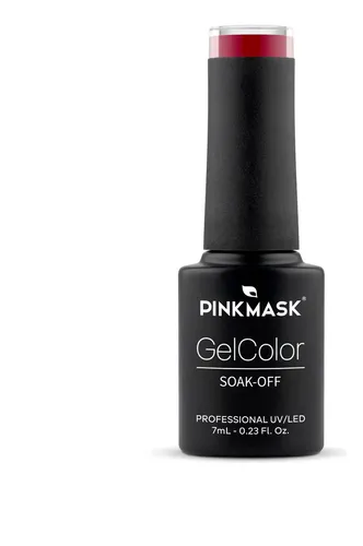 Pink Mask Gel Color Uv/led Semipermanente 7ml Color Cerise 1749