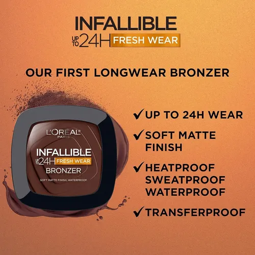 Bronceador En Polvo Mate L’oreal Paris Infallible 8.8g