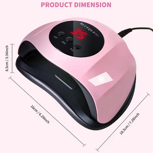Lámpara De Manicura Con Secador De Uñas Uv De 24 Led Para Us