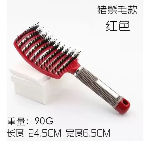 Cxre Cepillo De Cerdas Jabalí Y Nailon Para Cabello Liso, Ce