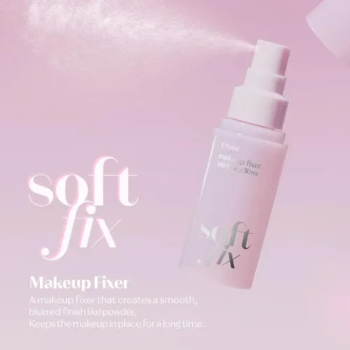 Aerosol De Maquillaje Etude Soft Fix, 50 Ml, Bruma Hidratant