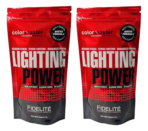 Fidelite X 2 Polvos Decolorante Colormaster White 700 Gr