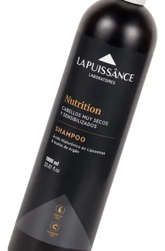 La Puissance shampoo nutrición capilar con argan 1000mL