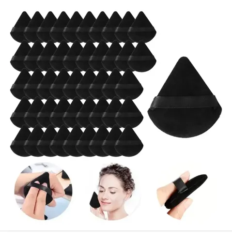 48 Soplos De Polvo Suelto Triangulo Maquillaje Puff Esponja