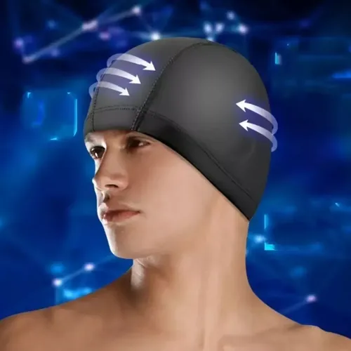 Juego De 2 Gorros De Baño Impermeables Unisex De Pu