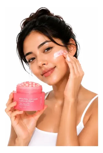 Crema Cápsula Pdrn Colágeno Rosa Koec Niacinamida 50g