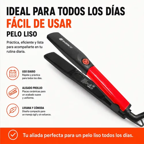 Plancha De Pelo Planchita Para Pelo Cabello 30w Suzika Pl048