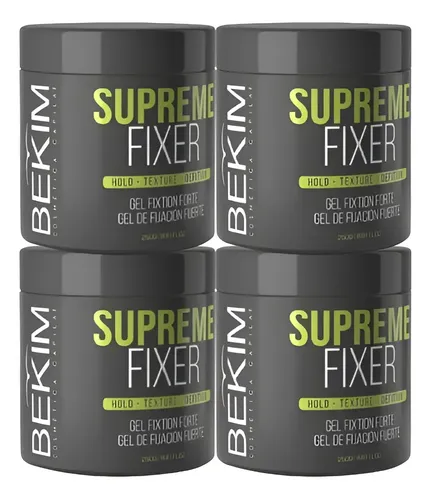 Gel Bekim Supreme Fixer 250 Gr Textura Y Definición X4