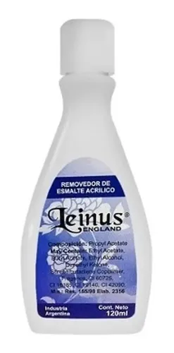 Removedor Esmaltado Semipermanentes Uv Uñas Leinus 120 Ml