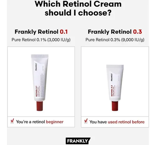 Crema Retinol 0.3% Frankly 20ml Anti-edad Coreana