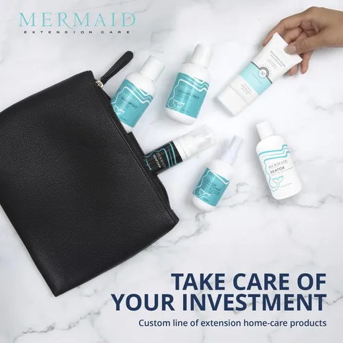 Brush Mermaid Extension Care, Cerdas De Jabalí Para Cabello