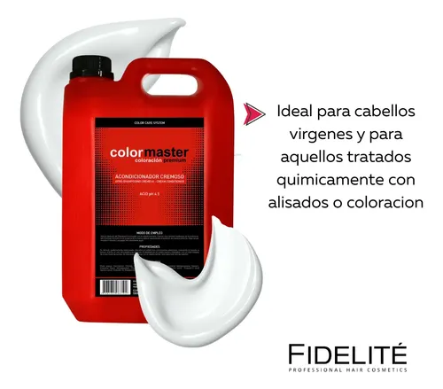 Fidelité Colormaster Acondicionador 5 L Cremoso Ácido Ph 4,5