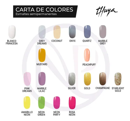 Kit 12 Esmaltes Semipermanente Thuya Gel On Off